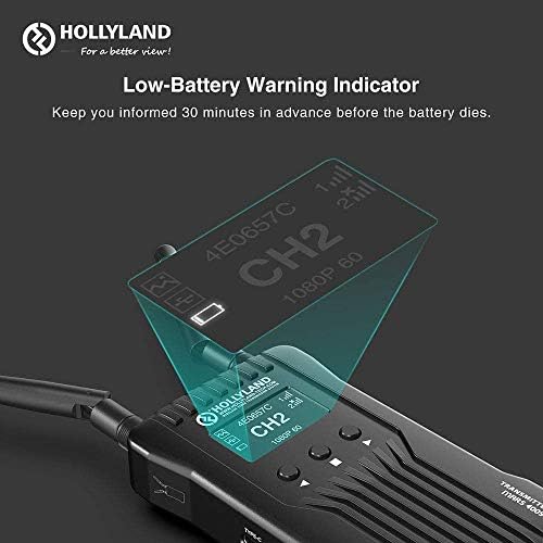 Hollyland Mars 400s [רשמי] SDI/HDMI משדר וידאו אלחוטי ומקלט 400ft טווח ארוך 0.1 שניות נמוך, עבור